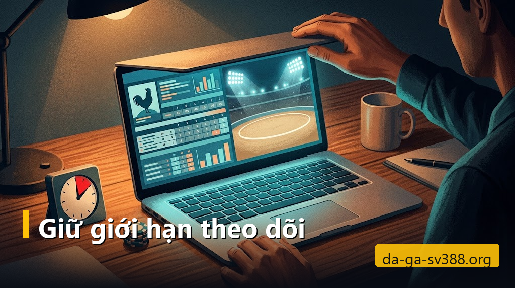 Người đóng máy tính mở bảng tỷ lệ cạnh đồng hồ hẹn giờ